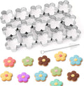AIERSA Mini Flower Cookie Cutter, 15 Cavity Cracker Cutter, 1.4 Inch Small by AIERSA