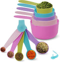 10PCS Measuring Spoons and Cups Set Stackable Nesting Cups Spoons by Puctstone