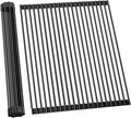 Ohuhu Sink Drying Rack, 20.5" W x 16.1" L Over Sink Roll-Up Dish Drainer by Ohuhu