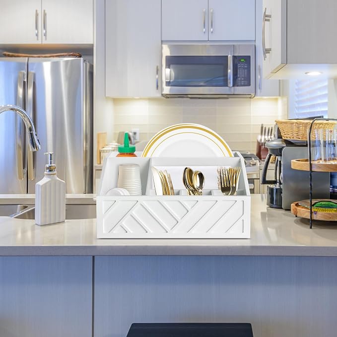 Ukonvi Paper Plate Dispenser, Paper Plate Holder - Image 5