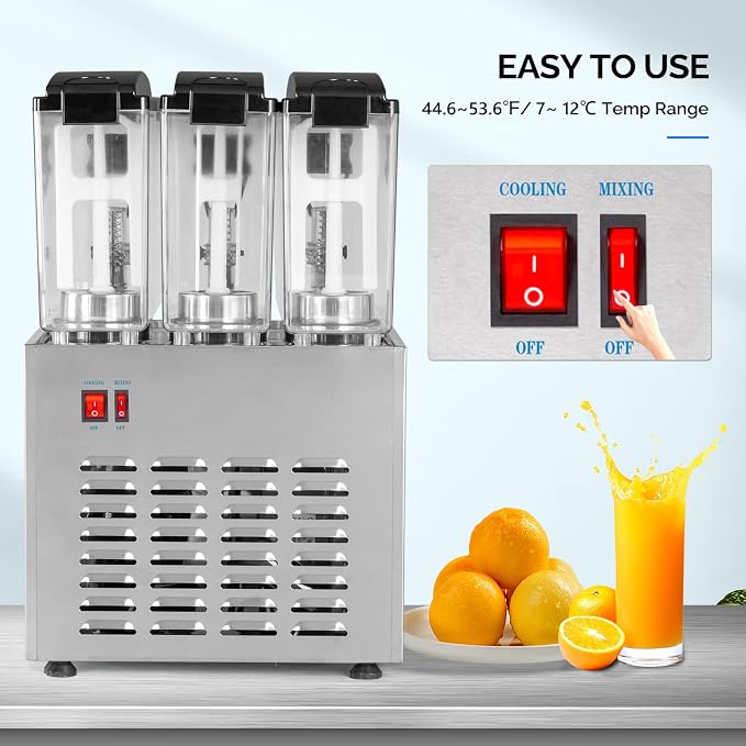 ROVSUN Commercial Beverage Dispenser 7.8 Gal/30L, Commercial Juice Dispenser - Image 5