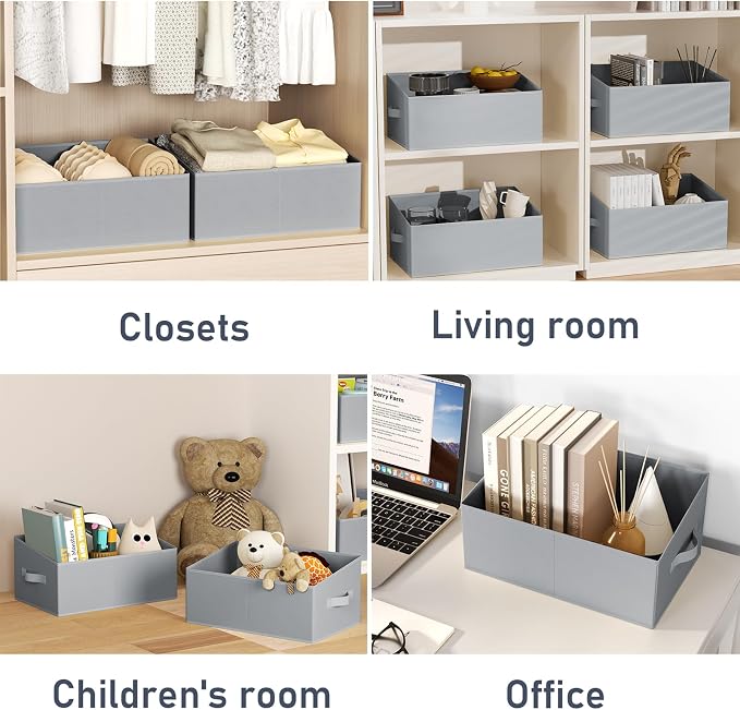 DIMJ Closet Storage Bins 8 Pack - Image 7