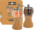 Salt and Pepper Grinder Set Manual Pepper Mill Salt Pepper Grinder Set 2pcs-5in by SANDDRBRUSHCoLtd