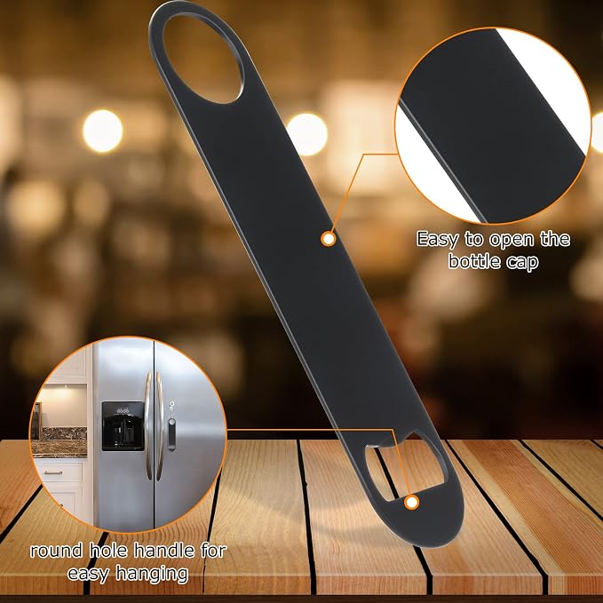 QTLCOHD 20 Pack Flat Bottle Opener 7 Inch Stainless Steel Bottle Openers Bulk - Image 5