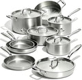 Umite Chef Stainless Steel Cookware Set, 5 Ply 14 Piece Stainless Steel Pot and by UmiteChef
