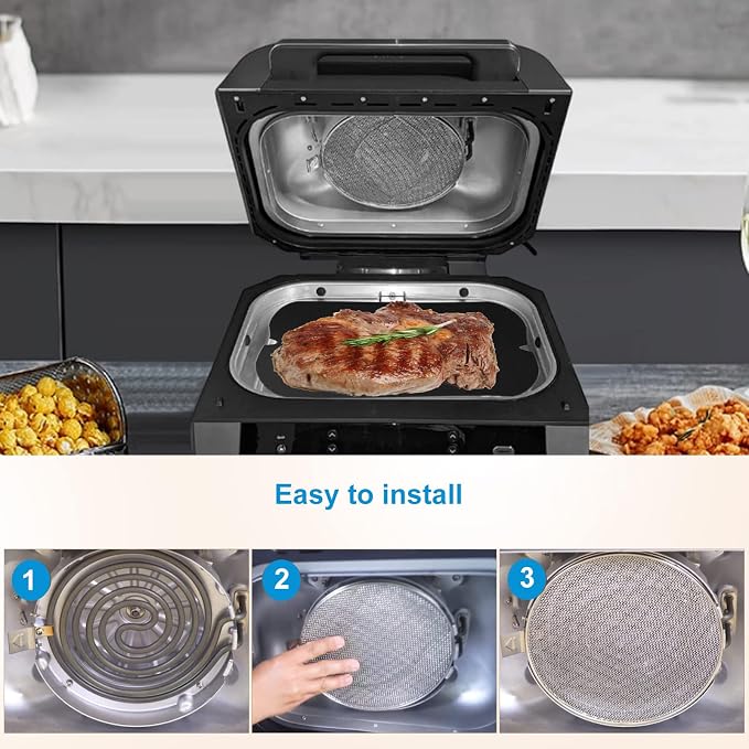 Replacement Splatter Shield and 3PCS Grill Mat - Image 5