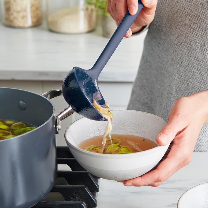 GreenPan Silicone 7 Piece Cooking Utensil Set, Flexible Nonstick Kitchen Tools - Image 3