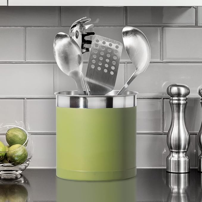 Oggi Stainless Steel Jumbo Utensil Holder - Image 6