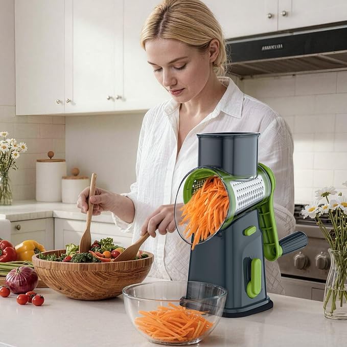 Ourokhome Rotary Cheese Grater Cheese Shredder - Image 7