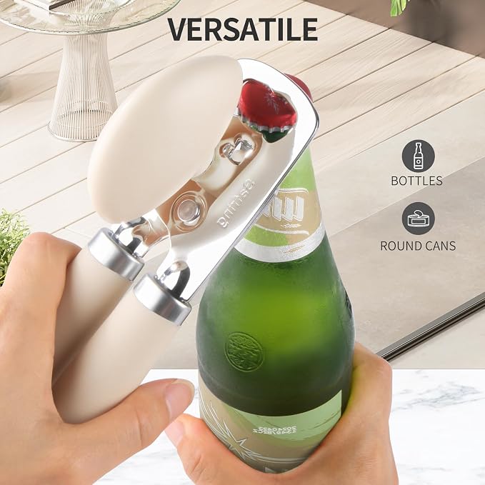 Safring Can Opener Manual, Heavy Duty Stainless Steel Smooth Edge Can Openers - Image 6