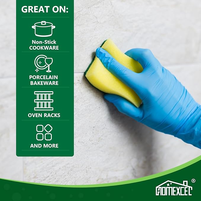 HOMEXCEL Sponges Kitchen 24pcs Heavy Duty - Image 4