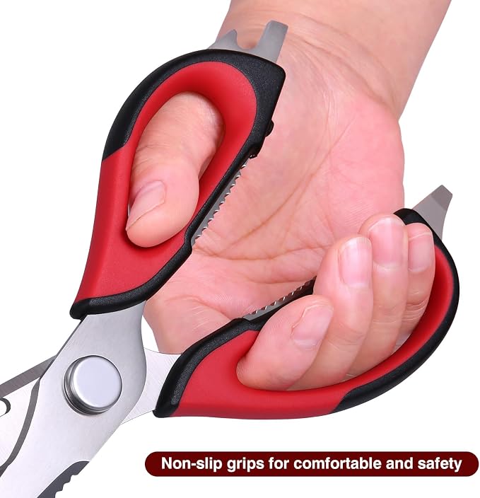 Kitchen Scissors All Purpose for Food, Heavy Duty Kitchen Shears that Come Apart - Image 5