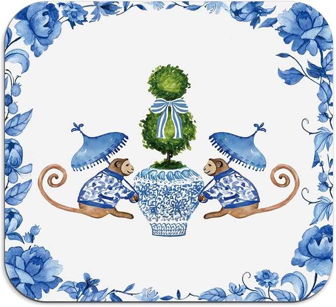 Chinoiserie Dish Drying Mat by Unknown