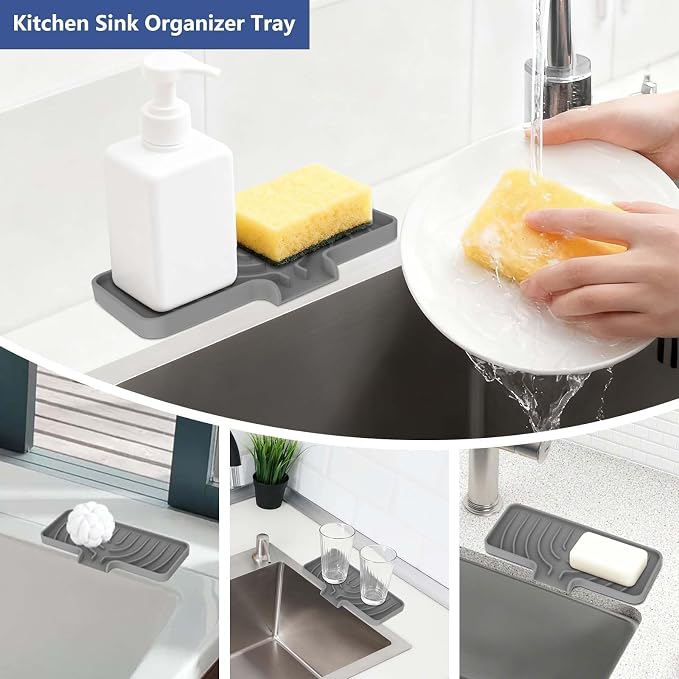 JACZZO Silicone Sponge Holder for Kitchen Sink - Image 6