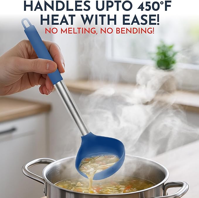 Silicone Kitchen Utensils Set 34 Pieces 450 °F Heat Resistant - Image 5