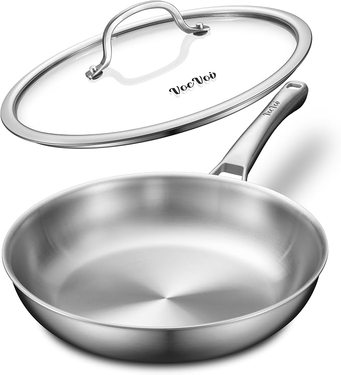 VocVoi Stainless Steel Pan, 12 Inch by VocVoi