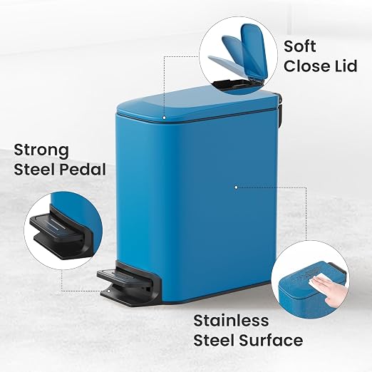Cesun Small Bathroom Trash Can - Image 4