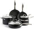 GreenPan Canterbury Hard Anodized Healthy Ceramic Nonstick, 10 Piece Cookware by GreenPan