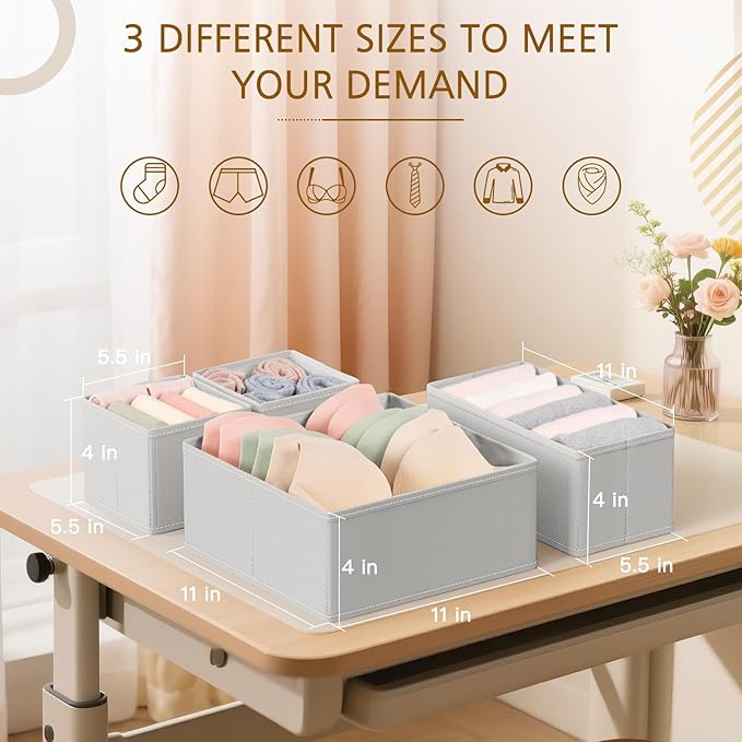 Criusia 26 Pack Drawer Organizer - Image 2