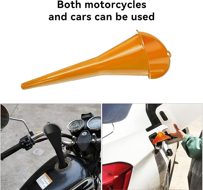 2 PCS Oil Funnel, Automotive Multi-Function Plastic Fuel Funnel - Image 3