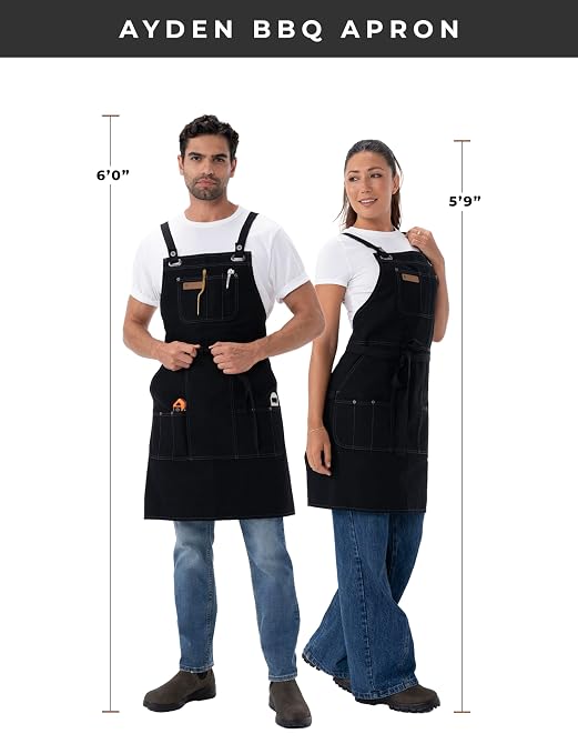 Chef Works Unisex Ayden Grill Apron - Image 3
