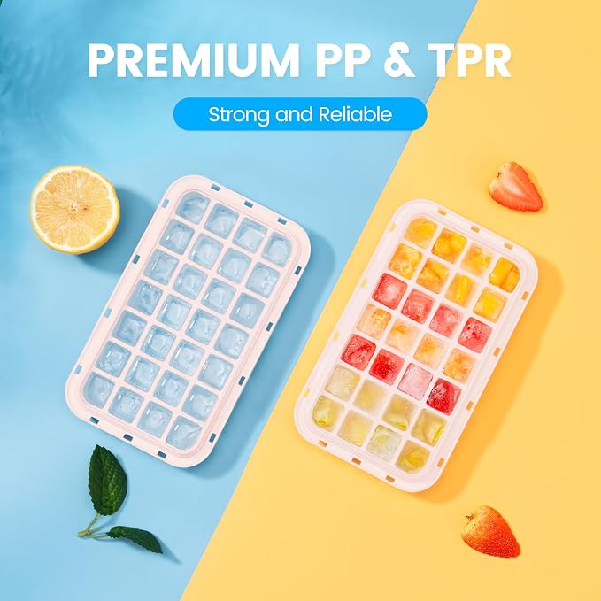 Ice Cube Tray with Lid and Bin, Ice Trays - Image 6