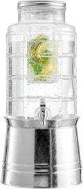 Style Setter Patchwork Beverage Dispenser Cold Drink Dispenser w/ 2.4-Gallon by Stylesetter
