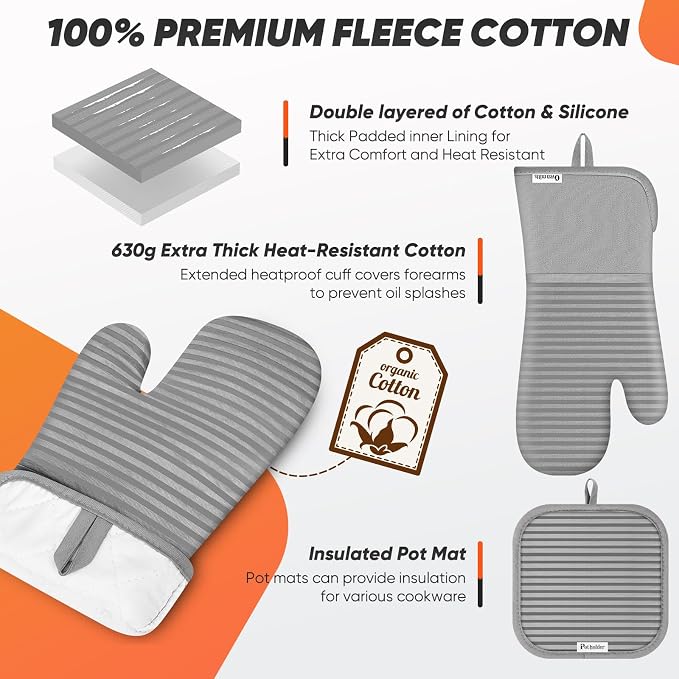 Oven Mitts Kitchen Towels and Dishcloths - Image 3