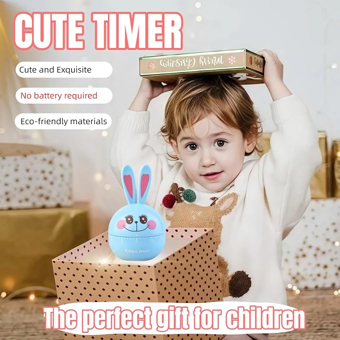 Cartoon Mechanical Kitchen Timer, 60 Minutes Countdown Timer, Mechanical Visual - Image 5