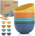 Wheat Straw Bowl Sets, Microwave and Dishwasher Safe Bowls, Bowl Sets by WROVA