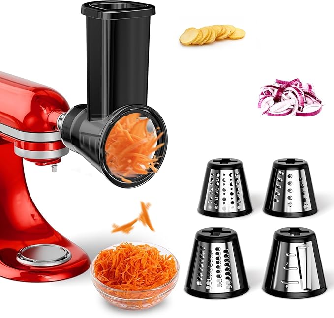 Slicer Shredder Attachment for Kitchenaid Stand Mixer, Salad Machine by GuanQiao