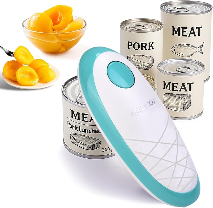CIRCLE JOY Electric Can Opener, One-Touch Automatic Can Opening by CIRCLEJOY