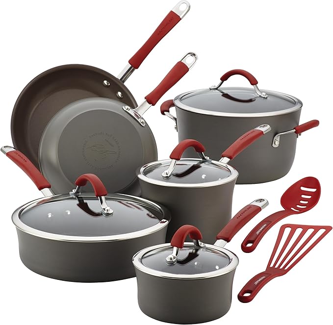 Rachael Ray - 87630 Rachael Ray Cucina Hard Anodized Nonstick Cookware Pots and by RachaelRayKitchenware