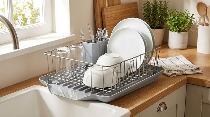 Farberware Classic 3-Piece Dish Drying Rack Set - Image 6