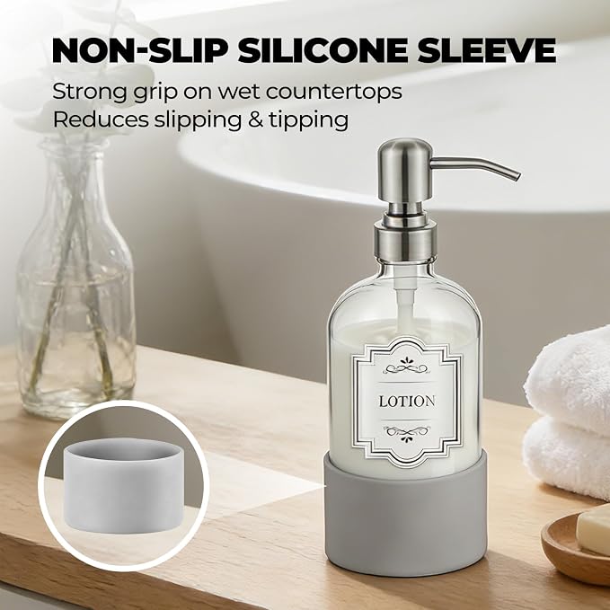 16 oz Hand and Dish Soap Dispenser Set - Image 3