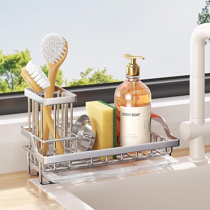 Consumest Sink Caddy, Kitchen Sponge Holder by Consumest