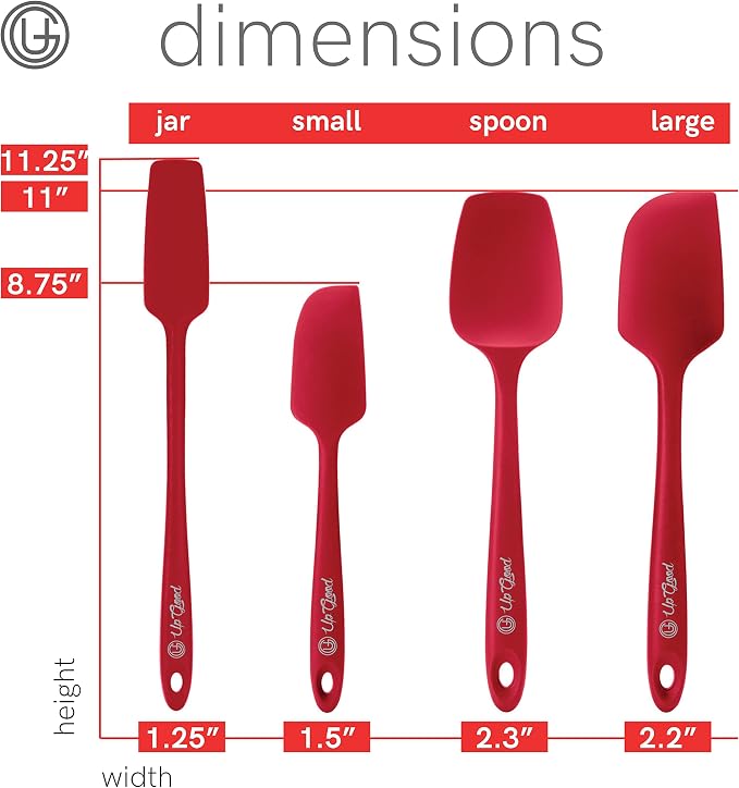 UpGood Silicone Spatula Set 600°F - Image 7