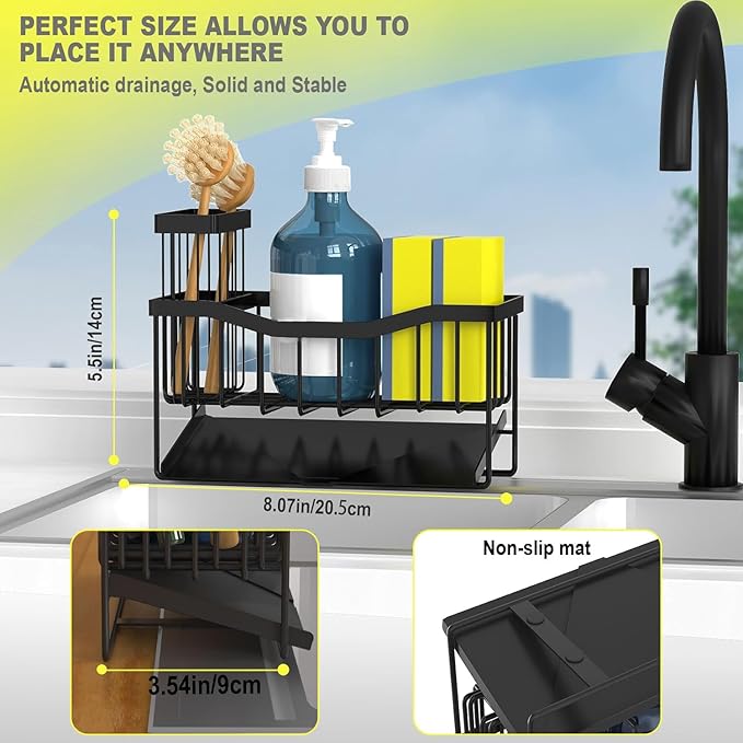 Fssvcd Maifan Sink Caddy Sponge Holder - Image 5