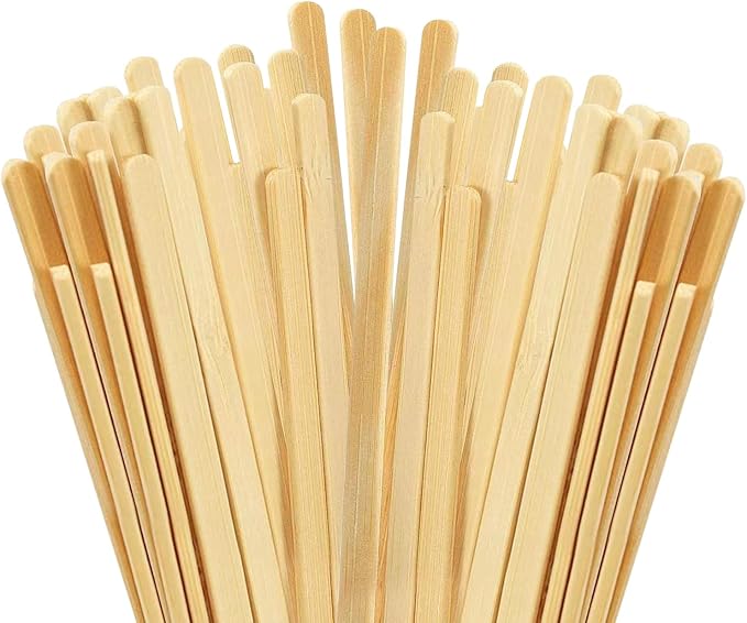 500pcs Wood Coffee Stirrer Sticks, 5.5 Inch Wooden Swizzle Stick Beverage Mixer by WANKEYI