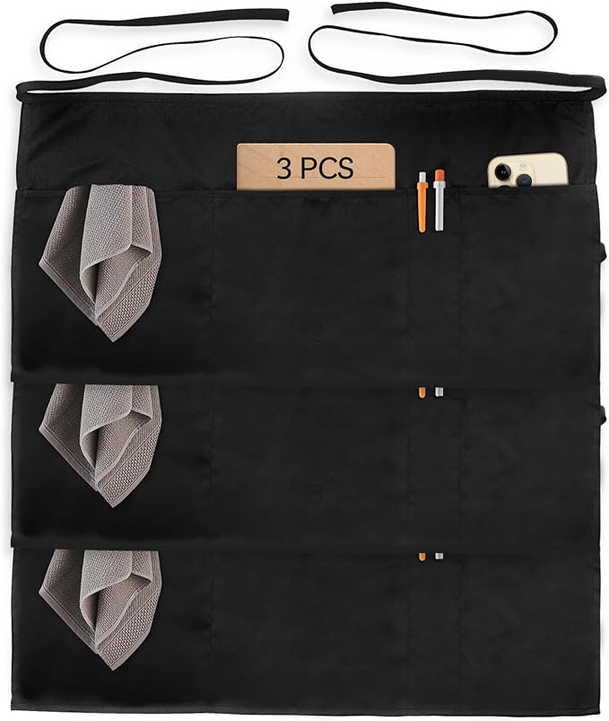 Xeoxarel Aprons with 4 Pockets 23.5'' X 11.5'' by XeoxarelWomensvests