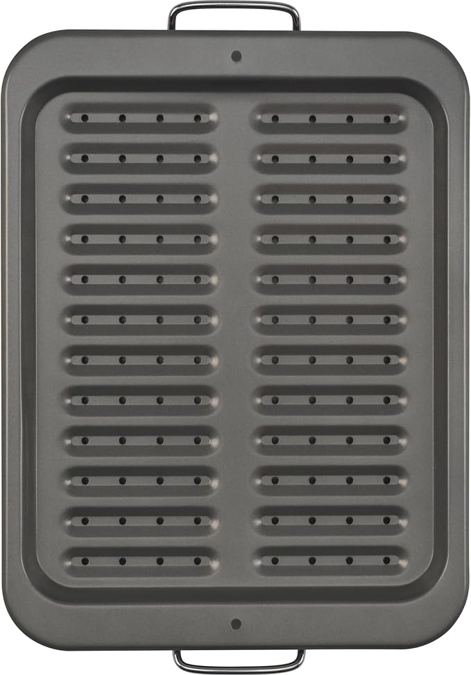 GoodCook Everyday Nonstick Steel Broiler Pan, 11.5" x 14.25" by GoodCook