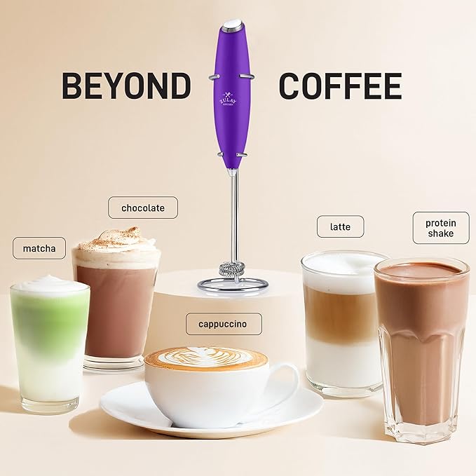 Zulay Kitchen Whisk Milk Frother - Image 3