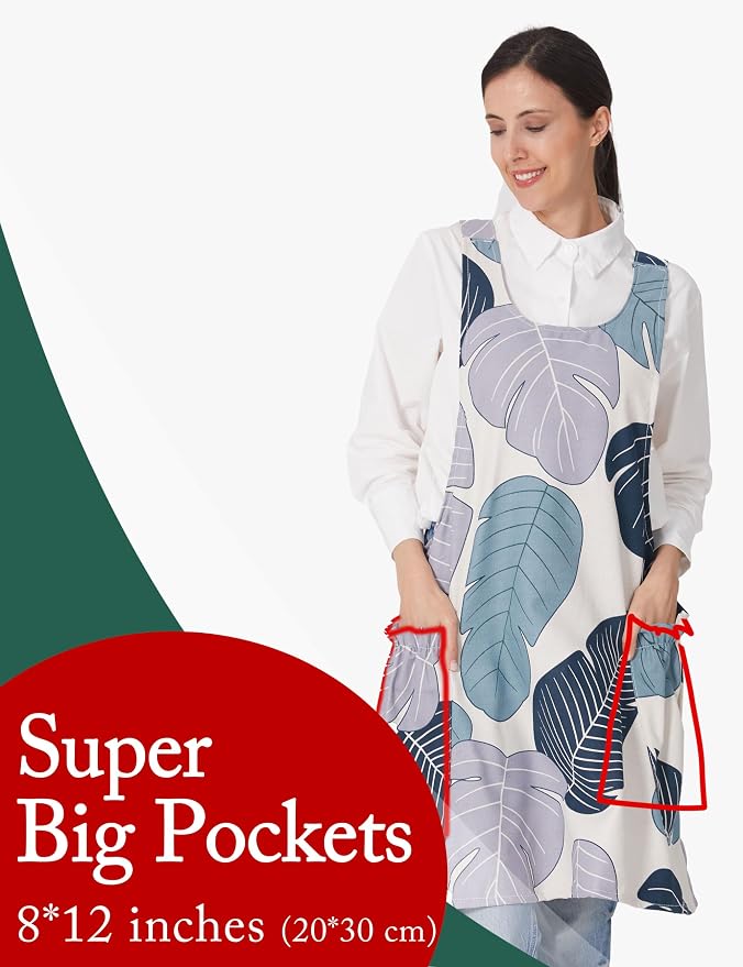 Cozy Adjustable Cross Back Aprons - Image 2