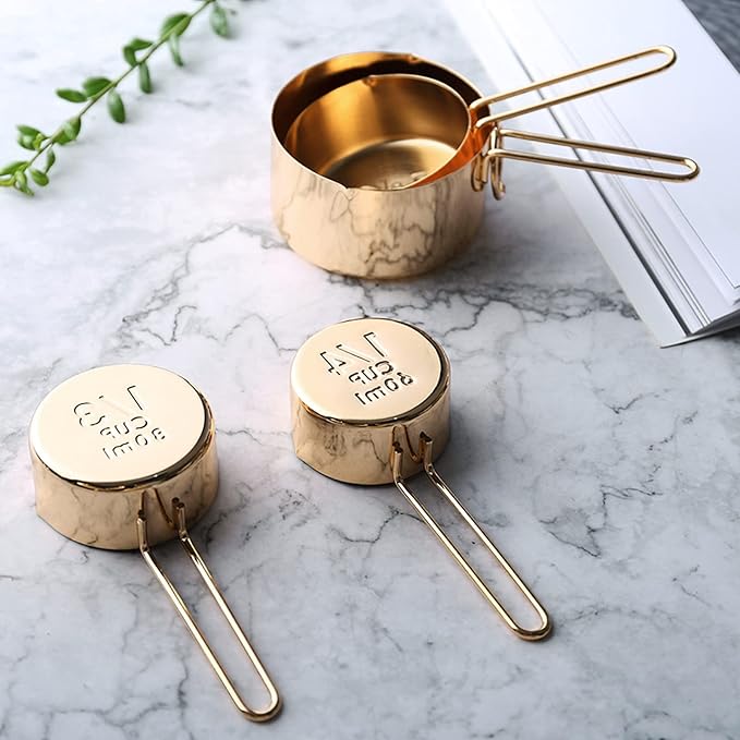 Gold Measuring Cups and Spoons Set - Image 6
