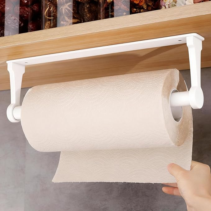 MONEER Kitchen Roll Holder Under Cabinet, Paper Towel Holder, Aluminum Alloy by MONEER