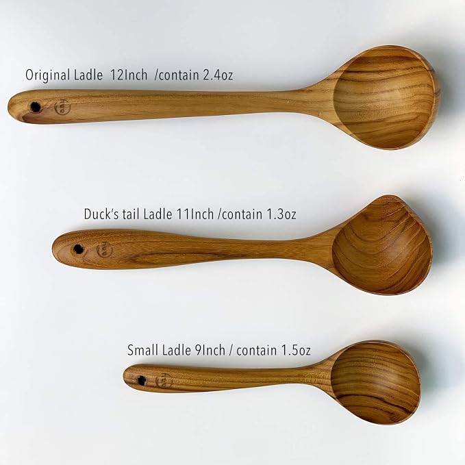 FAAY Original Eco-Friendly Wooden Serving Ladle - Image 6