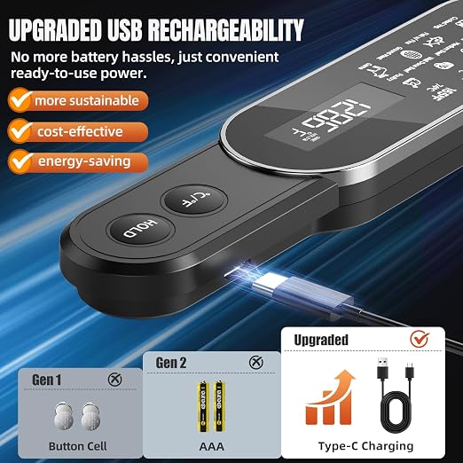 3X Faster 0.5s Instant Read Meat Thermometer, 2025 Rechargeable ±0.5℉ NIST - Image 4