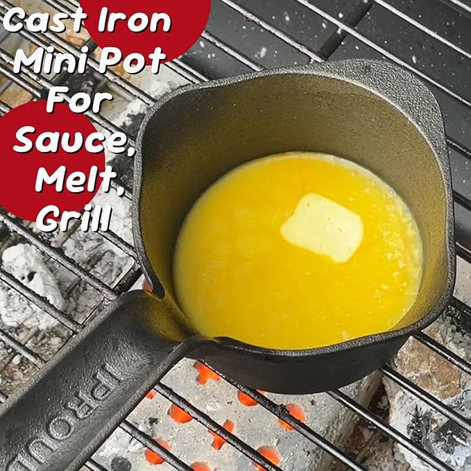 Cast Iron Sauce Pan and Basting Pot - Image 3
