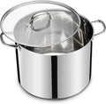 20 QT Stainless Steel Large Stock Pot, LIANYU Heavy Stockpot by LIANYU