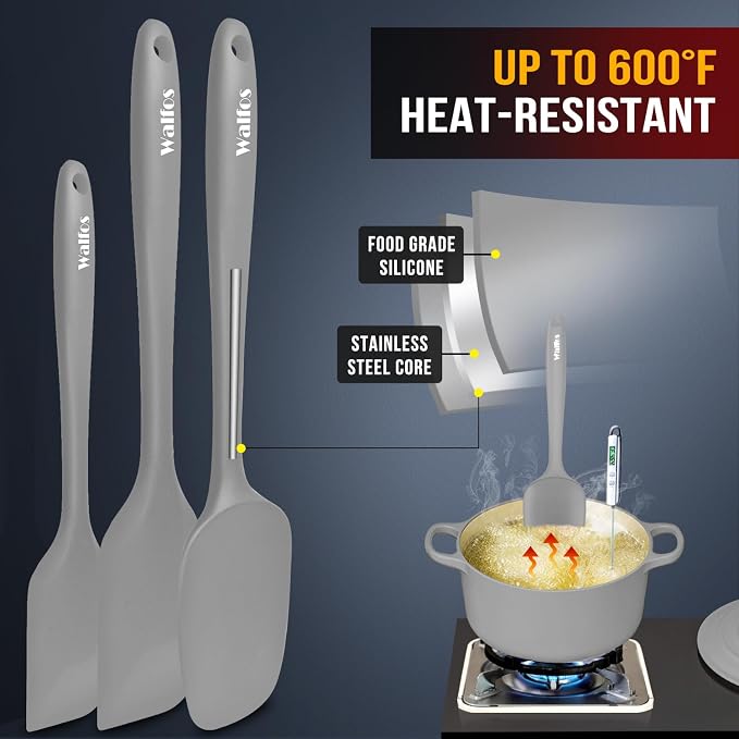Walfos Silicone Spatula Set - Image 4